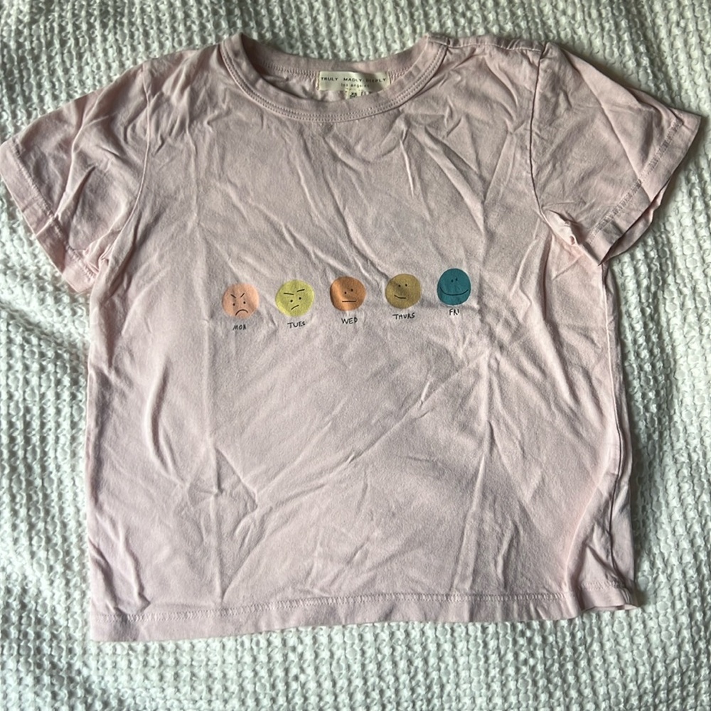 Pink cropped tshirt